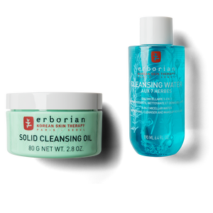 7 Herbs Cleansing Duo — micellar water & solid oil balm  | Erborian